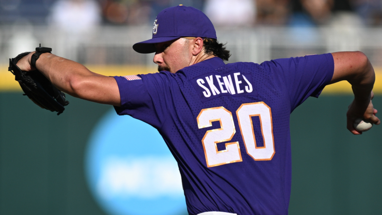 NCAA Baseball: College World Series-LSU vs Wake Forest