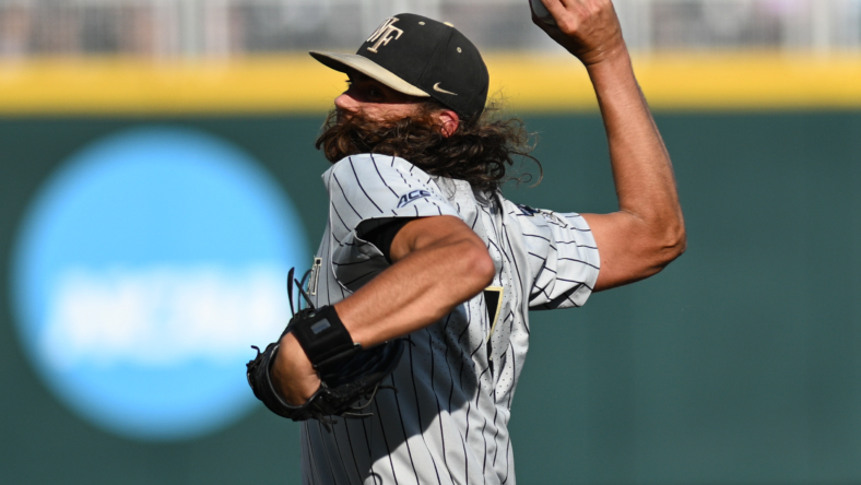 NCAA Baseball: College World Series-LSU vs Wake Forest